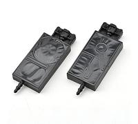 ZGHQHCDRH Amortisseur d'encre à solvant écologique UV for imprimante, 12 pièces, for TX800 xp600 4720 i3200, tête for Mimaki jv33 jv5 Galaxy, Filtre à Encre(C)