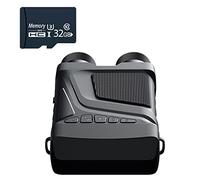 ZGHQHCDRH Appareil de vision nocturne, R12 5X 1080P HD jumelles de Vision nocturne niveau 7 télescope à Zoom numérique infrarouge lunettes nuit for la Surveillance du Camping(With 32g Card)