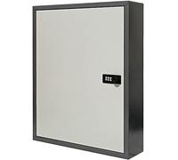 ZGHQHCDRH Armoire à clés, Boîte à clés Murale avec Code, Petite Armoire 48/50, Fixation, Robuste, en tôle galvanisée(50 Keys)