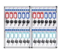 ZGHQHCDRH Armoire à clés, Boîte à clés Murale décorative for la Maison, Petite Armoire, 4 capacités Disponibles, Rangement et Finition, Gestion des(24 Keys)