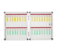 ZGHQHCDRH Armoire à clés, Boîte à clés Murale, Petite Armoire, 4 capacités au Choix, for Bureau/Atelier Automobile(32 Keys)