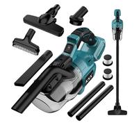 ZGHQHCDRH Aspirateur sans Fil avec 6 Tubes et 2 filtres, aspirateur à Main électrique, Compatible avec Makita, Batterie 18 V (sans Batterie). Accessoires for aspirateur