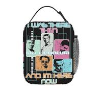 ZGHQHCDRH Backstreet Boys Into The Millennium Tour 2025 Sac à Lunch Isotherme Sacs de conteneur Alimentaire Boîte à Lunch Isotherme Portable