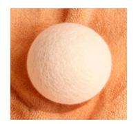 ZGHQHCDRH Balle en Peluche silencieuse à mâcher for Les Chats, avec laquelle Ils Peuvent interagir. (Balle Solide)(1pcs,M)