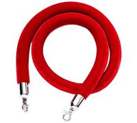 ZGHQHCDRH barrière, Corde de Poteau VIP for hôtels/théâtres, Corde de barrière de contrôle des foules de sécurité, for Banque, hôtel, hôpital, Facile à Installer/(Red,Length 1.7M/5.6Ft/67In)