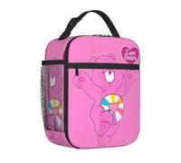 ZGHQHCDRH Bisounours Hopeful Heart Bear Sacs à Lunch isolés Portable Réutilisable Sac Isotherme Fourre-Tout Boîte à Lunch Plage Voyage Hommes Femmes