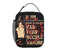 ZGHQHCDRH Black Butler Sebastian Sac à Lunch Isotherme pour l’école Portable Food Bag Glacière Boîtes à Lunch Thermiques