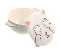 ZGHQHCDRH Bols en céramique, Bol de nouilles instantanées en céramique, 3 pièces, bol, bouillie, bols céréales, Ramen, ramequin au micro-ondes instantanés