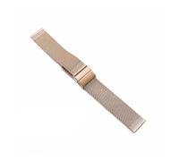 ZGHQHCDRH bracelet de montre réglable , Bracelet de montre en acier inoxydable, bracelets de montre à dégagement rapide for hommes et femmes(Rose Gold,18mm)
