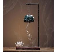 ZGHQHCDRH Brûleur d'encens à Reflux, Brûleur d'encens à cône, Porte-encens, brûleur Suspendu, Reflux, fumée