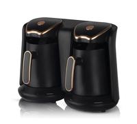 ZGHQHCDRH Cafetière Turque, Machine À Café Turque Électrique 1200 W, Conception À Double Pot, Grande Capacité De 1 L, Avec Anti-débordement Et Anti-brûlure À Sec, Pour Cafetière Grecque