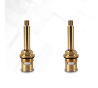 ZGHQHCDRH Cartouches pour robinets, Robinet à Cartouche à Disque Quart de Tour 1/2 "pour Robinet de Cuisine de Salle de Bain,(Red+Blue)