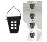 ZGHQHCDRH Chaîne de Pluie, Gouttière réglable d'alliage d'aluminium for des Tailles Multiples de Couloir Balcon Maison(4 m (13ft))