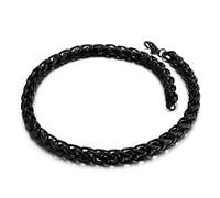 ZGHQHCDRH Chaîne en acier inoxydable, chaîne à maillons de 45 à 65 cm, 8MM width 65CM length, Standard, Standard