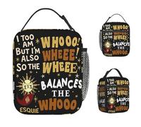 ZGHQHCDRH Clair Obscur Expedition 33 Lunch Bag School Lunch Box pour Femmes Rétro Graphic Design Thermique Tote Sacs à Main Portable Sac Isotherme