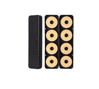 ZGHQHCDRH Coffret de Lignes de pêche Anti-Chute, boîte de Rangement Portable multifonctionnelle for la pêche sur Table et la pêche Rural, Aspiration magnétique(Black,S)