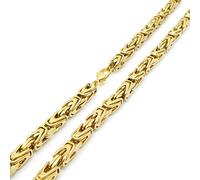 ZGHQHCDRH Collier chaîne homme noir Byzane en acier inoxydable 45CM-80CM