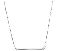 ZGHQHCDRH Collier en argent pour femme, Collier simple en argent sterling S925 for femme, ligne géométrique, délicat, tendance, ras du cou, chaîne, cadeau, bijoux for ses filles, couples