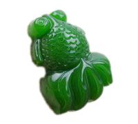 ZGHQHCDRH Collier pendentif en Jade vert Feng Shui naturel pour femmes, véritable jaspe de Yoga, nouvel an lunaire, mode de bon augure