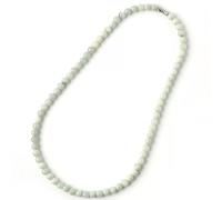 ZGHQHCDRH Collier pendentif en Jade vert Feng Shui naturel pour femmes, véritable Yoga, jadéite, perles de Millet