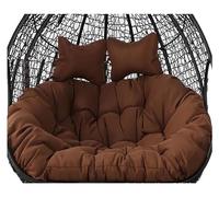ZGHQHCDRH Coussin pour Chaise Suspendue, Coussin de Chaise pivotante hamac, Coussins Doubles 2 Places for Panier Suspendu, Housse de Chaise Lavable et détachable