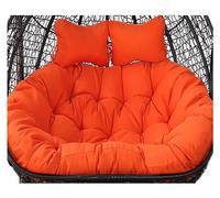 ZGHQHCDRH Coussin pour Chaise Suspendue, Coussin de Chaise pivotante hamac, Coussins Doubles 2 Places for Panier Suspendu, Housse de Chaise Lavable et détachable