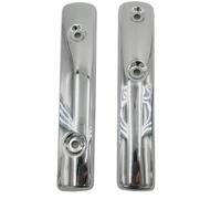 ZGHQHCDRH Couvre-Silencieux Convient aux Silencieux Gauche et Droit GW250, Couvercle de Protection, Couvercle Isolant pour Tuyau d'échappement, Plaque Anti-brûlure(Left Right)