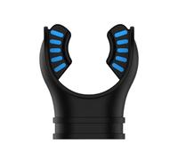 ZGHQHCDRH Embout de plongée en apnée 5 pièces, Embout de Remplacement de plongée Universel, régulateur de Tuba Adaptable, plongée Libre(Black Blue)