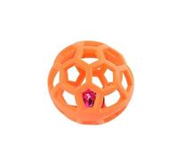 ZGHQHCDRH Ensemble de 5 Jouets couineurs for Chiens, Jouets éducatifs, Jouets Amusants, balles distributrices de friandises(Orange)