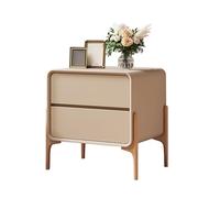 ZGHQHCDRH Ensembles de Tables de Chevet for Chambre à Coucher, Petite Table de Chevet contemporaine, Armoire de Rangement, Tables d'appoint avec tiroirs for Ferme(Light Brown,50x40x50cm)