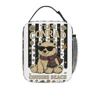 ZGHQHCDRH Équipe Conrad Junior Menthe Ours l’été où Je suis devenu Assez isolé Sac à Lunch étanche réutilisable Sac à Lunch fourre-Tout boîte à Lunch Voyage