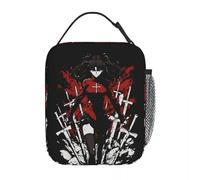 ZGHQHCDRH Fate Stay Night Saber Rin Tosaka Sac à Lunch Isotherme Portable Sac Thermique réutilisable Tote Lunch Box Office Pochette à bento extérieure