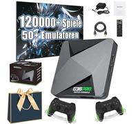 ZGHQHCDRH G36 Pro Console De Jeux Rétro 65000/100000 Jeux Intégrés，50 Émulateurs，4K HD，2 Contrôleurs sans Fil 2.4G，Plug & Play，TV PC Projecteur (256G)