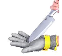 ZGHQHCDRH Gants anti-coupures, antidérapants et faciles à nettoyer, for cuisine, restaurant, abattoir(2PCS/XS)