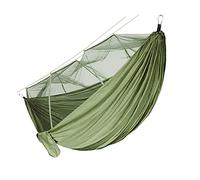 ZGHQHCDRH hamac de Camping, Certifié TÜV, capacité de Charge de 400 kg, extérieur Respirant for Camping, Voyage, Trekking, Jardin, 280 x 185 cm, en Parachute en Nylon
