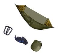 ZGHQHCDRH hamac de Camping, Chaise Suspendue d'extérieur for Enfants, 260cm × 140cm, 2 Personnes, avec Filet Amovible, Anti-Renversement, for l'extérieur