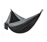 ZGHQHCDRH hamac de Camping, Parachute d'extérieur ultraléger 270 × 140 cm avec Housses de Corde, Parachute de Voyage en Nylon Respirant ultraléger for Le Camping en Plein air, Le Jardin et la Plage