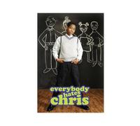 ZGHQHCDRH Impression sur toile de la série télévisée Everybody Hates Chris Comedy - Décoration murale pour salon, chambre à coucher - 50 x 75 cm