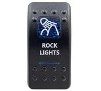 ZGHQHCDRH Interrupteur à bascule LED bleu 5 broches et 7 ON OFF ON pour voiture, bateau, éclairage intérieur de style ARB, pièces camping-car(Rock Lights)