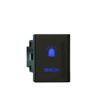 ZGHQHCDRH Interrupteur à bouton-poussoir LED bleu/ON OFF Spot feux de recul arrière gyrophare adapté pour VW AMAROK Volkswagen accessoires remplacement(Beacon-R)