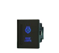 ZGHQHCDRH Interrupteur à bouton-poussoir LED bleu/ON OFF Spot feux de recul arrière gyrophare adapté pour VW AMAROK Volkswagen accessoires remplacement(Roof lights-L)