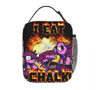 ZGHQHCDRH Je Mange de la Craie Susie Deltarune Sacs à Lunch isothermes pour Le Travail Boîte à bento Portable Hommes Femmes Glacière Boîtes à Lunch Thermiques