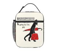ZGHQHCDRH Je ne Sais Pas où Je Vais mais Je suis Un Chat Gay Meme One Lunchbag