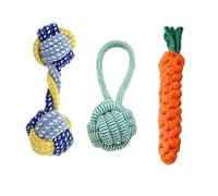 ZGHQHCDRH Jouet for Chien, Corde résistante à la Dentition, nœud Golden Retriever, Chiot en Peluche, Corde en Coton for Animaux de Compagnie, Balle(W3)