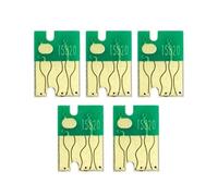 ZGHQHCDRH Kit de réinitialisation de la Puce du réservoir d'encre T582000 T5820 Compatible with imprimantes EP-Son SureColor P800, SC-P800, SureLab D700, D870 et DX100(Tank Chip X5)