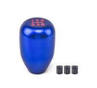 ZGHQHCDRH Levier Vitesse Voiture Pommeau Levier Vitesse Universel Pour Transmission Manuelle Niveau Automatique 5 Vitesses Changement Pour Voiture(Blue)