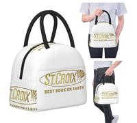 ZGHQHCDRH Life Love St Croix Merch Sac à Lunch Isotherme pour Femmes Glacière de Bureau Boîte à Aliments Thermique Fourre-Tout Boîtes à Lunch Portables Conteneur