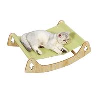 ZGHQHCDRH Lit pour Chat, Hamac for Chat, lit for Animal de Compagnie, balançoire en Bois sur Pied, Meuble d'intérieur for et Chien, Facile à Installer
