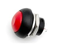 ZGHQHCDRH Lot de 5, 20 ou 100 mini-interrupteurs PBS-33B à 2 broches, étanches, à bouton-poussoir momentané, avec verrouillage de réinitialisation(Red Reset,20PCS)