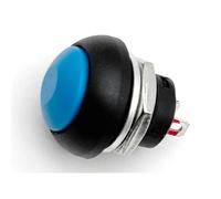 ZGHQHCDRH Lot de 5, 20 ou 100 mini-interrupteurs PBS-33B à 2 broches, étanches, à bouton-poussoir momentané, avec verrouillage de réinitialisation(Blue Reset,100PCS)